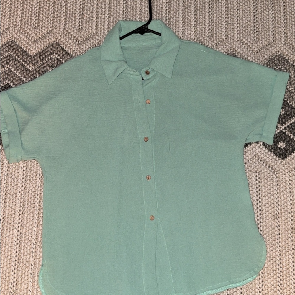 Mint Green Women's Blouse